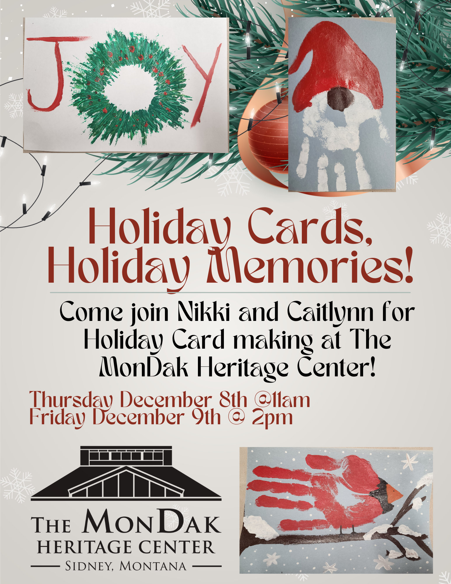 Holiday Cards Workshop