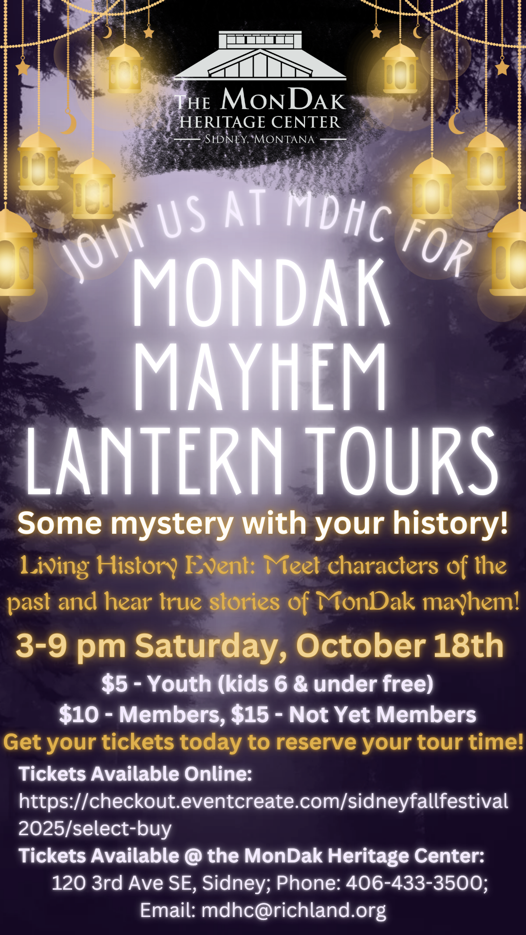 MonDak Mayhem Lantern Tours